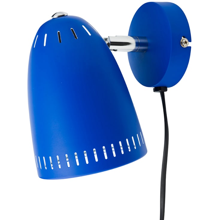 Superliving Dynamo vegglampe, kort, mørkeblå