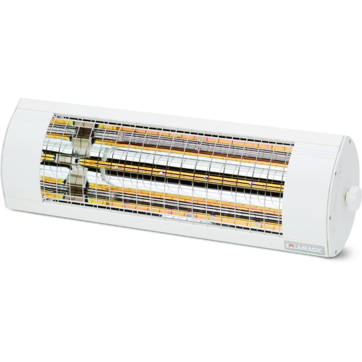 Solamagic Eco+ Pro terrassevarmer med 1400W i hvid
