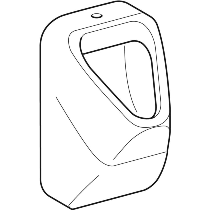 Ifö urinal, hvit