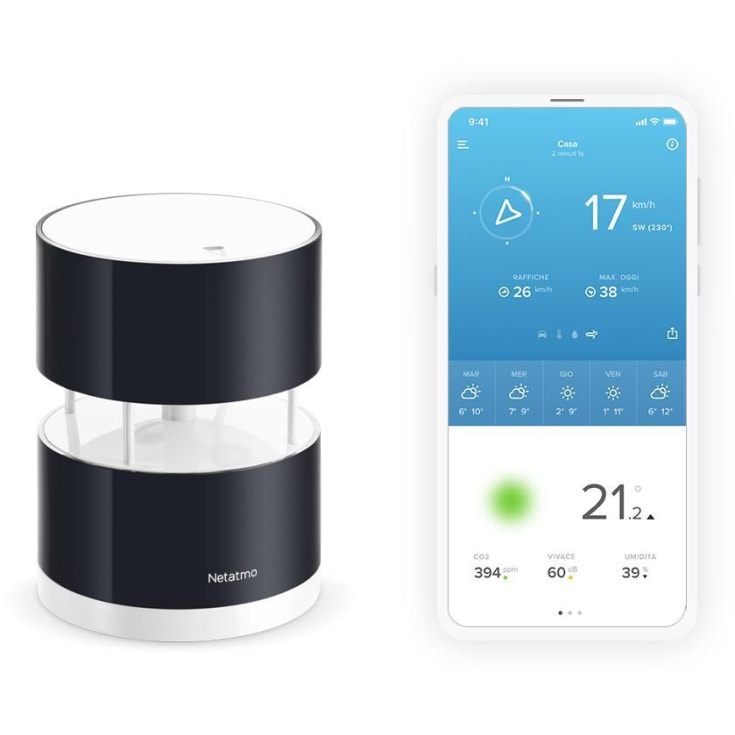 Netatmo vindmåler til værstasjon