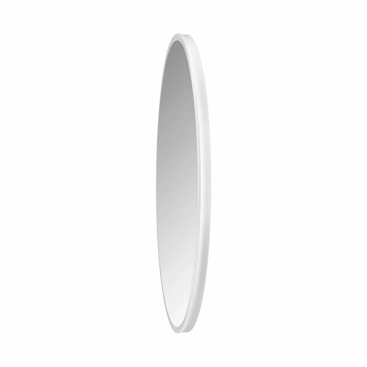 Loevschall Atlas spegel med belysning, dimbar, Ø60 cm