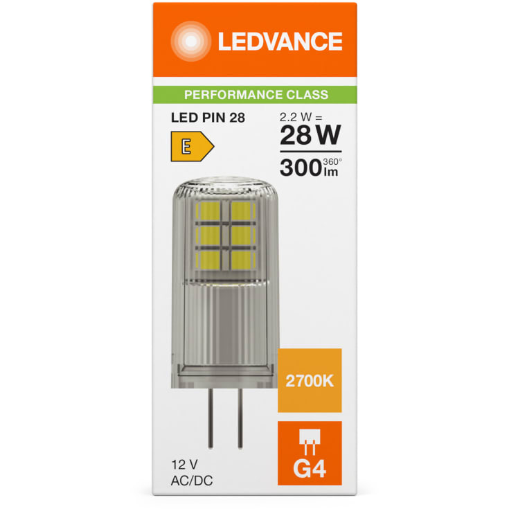 Ledvance LED PIN klar 300lm 2,2W/827 (30W) G4