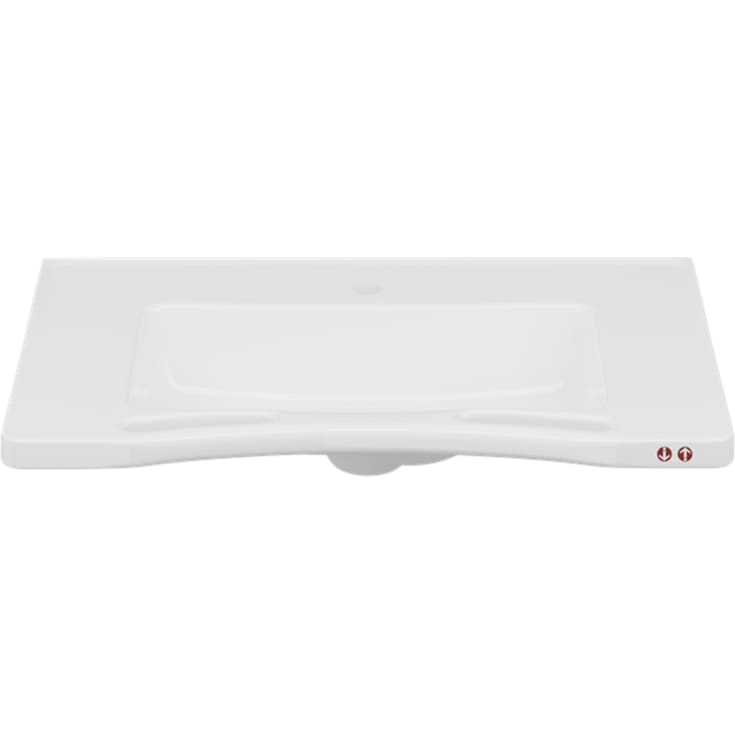 Pressalit Care Matrix Medium tvättställ, 78x54,5 cm, vit