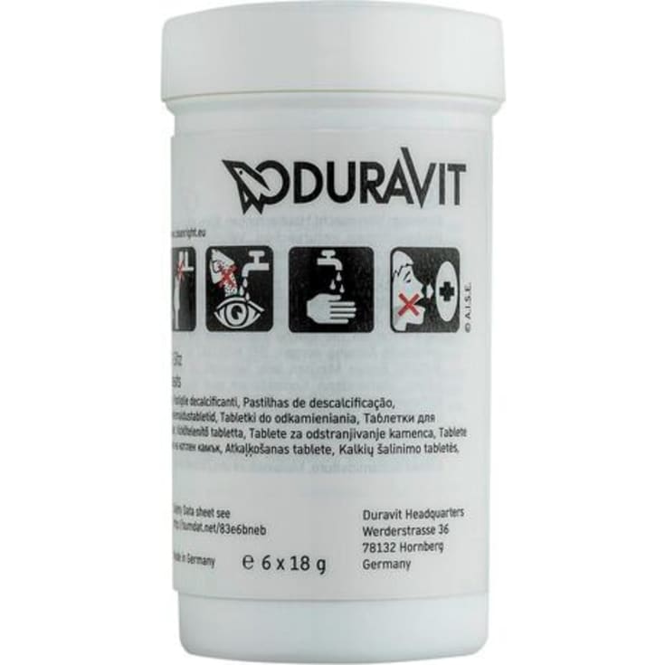 Duravit avkalkingstabletter for SensoWash, 6-pakning