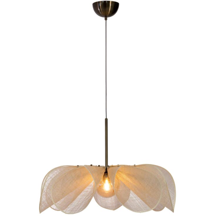 Markslöjd Styrka pendel, beige, Ø75 cm