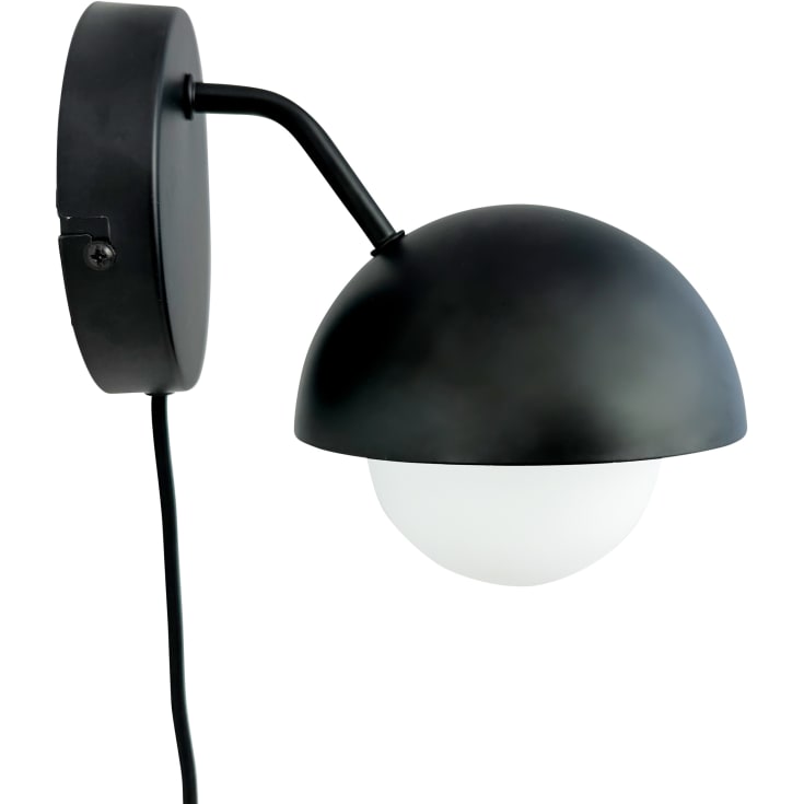 Dyberg Larsen Rose vegglampe, sort