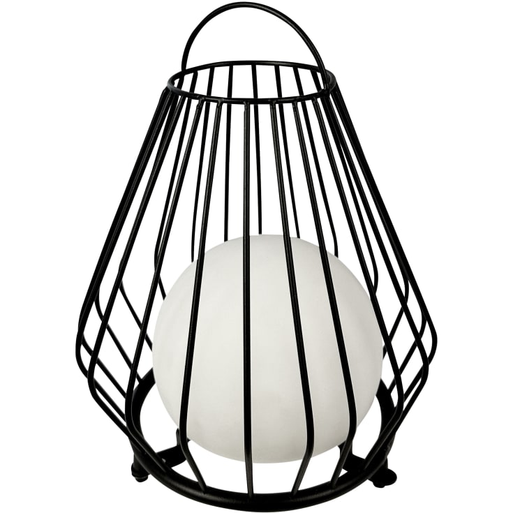 Dyberg Larsen Evesham solcellslykta, svart, 22 cm