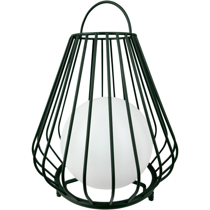 Dyberg Larsen Evesham solcelle lanterne, grøn, 38 cm