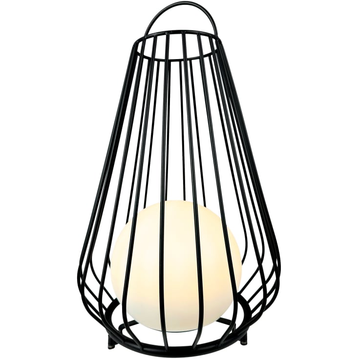 Dyberg Larsen Evesham solcelle lykt, svart, 48 cm