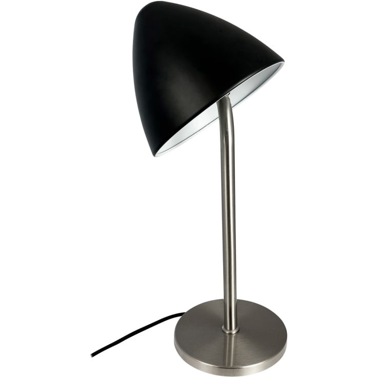 Dyberg Larsen Oulu bordlampe, børstet stål