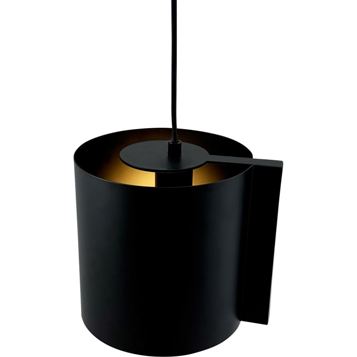 Dyberg Larsen Wum pendellampe, sort, Ø23 cm