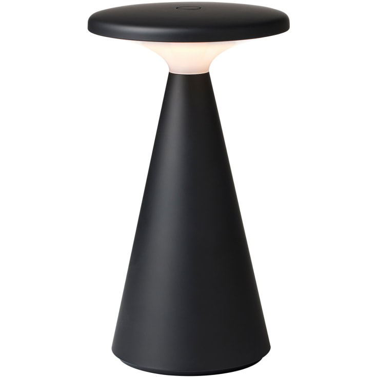 Nielsen Light Nyhavn genopladelig bordlampe, sort