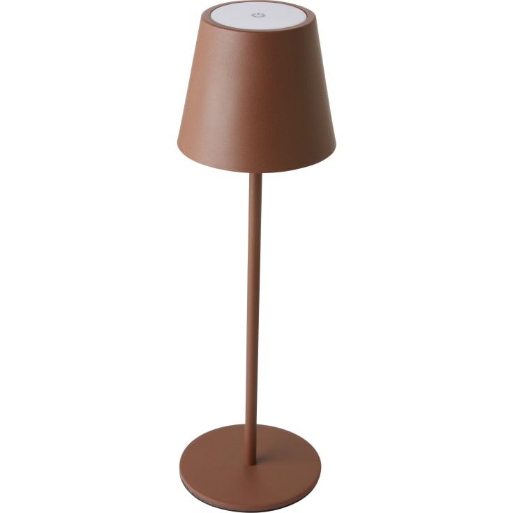 Nielsen Light One genopladelig bordlampe, brun