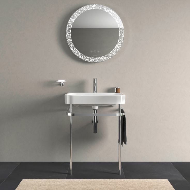 Duravit Happy D.2 metallstativ, krom