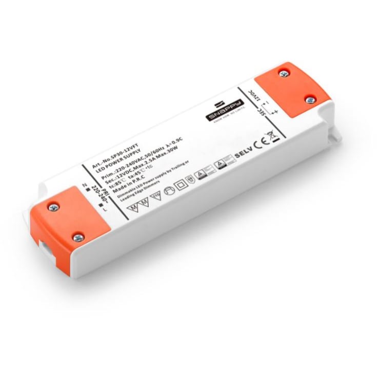 LED-driver SP30-24VFT, 30W 24VDC, dimbar