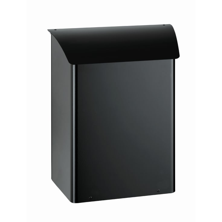 MEFA postkasse Adagio Light, u/lås, sort, 361 x 280 x 160 mm