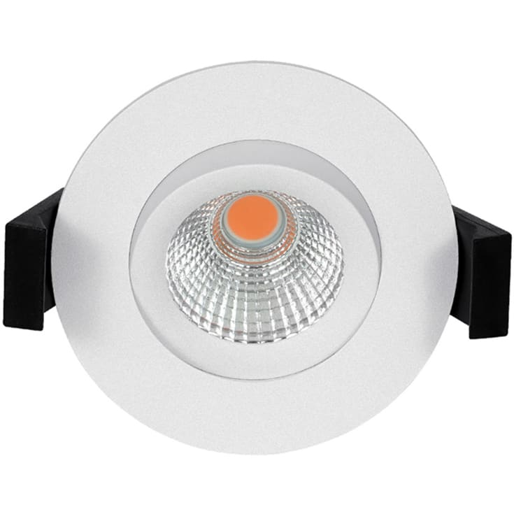 Hilux D8 Tilt360 downlight, 8W, 3000K, vit