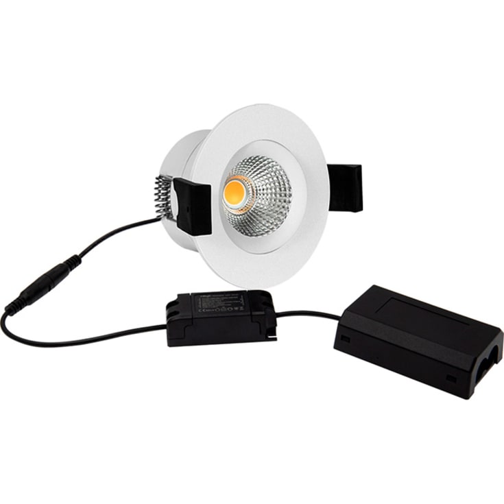 Hilux D8 Tilt360 downlight, 8W, 2700K, hvit