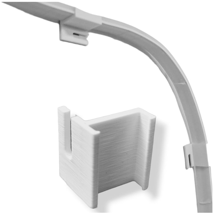Beslag til LightStrip V4 + Gradient - 90° - 10 stk