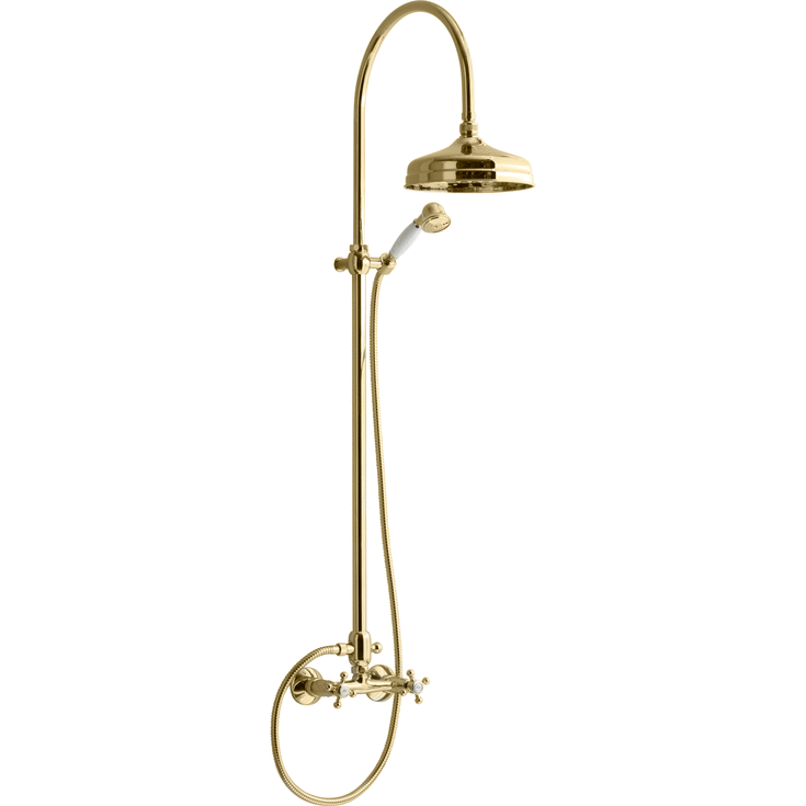 Lavabo Retro dusjsett, messing