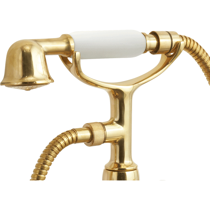 Lavabo Retro badekararmatur med dusjsett, messing