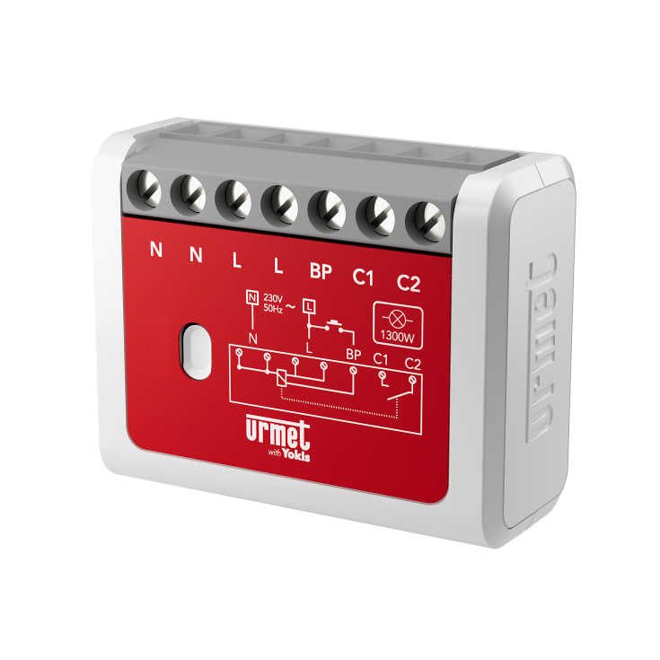 Indbygn relæ elektronisk Kip/Timer MTR1300EB-UP Yokis, skrueklem