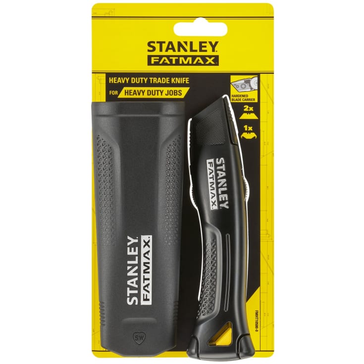 STANLEY FatMax trapez PROF kniv inkl. hylster, sort