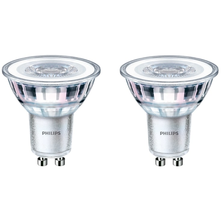 6 stk Philips Classic GU10 spotpære, 2700K, 3,5W, 2-pak