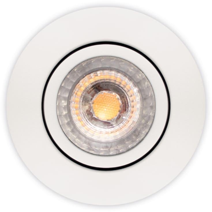 Scan Products Luna Low Profile 2.0 downlight, matt vit, 3000K, 6-pack