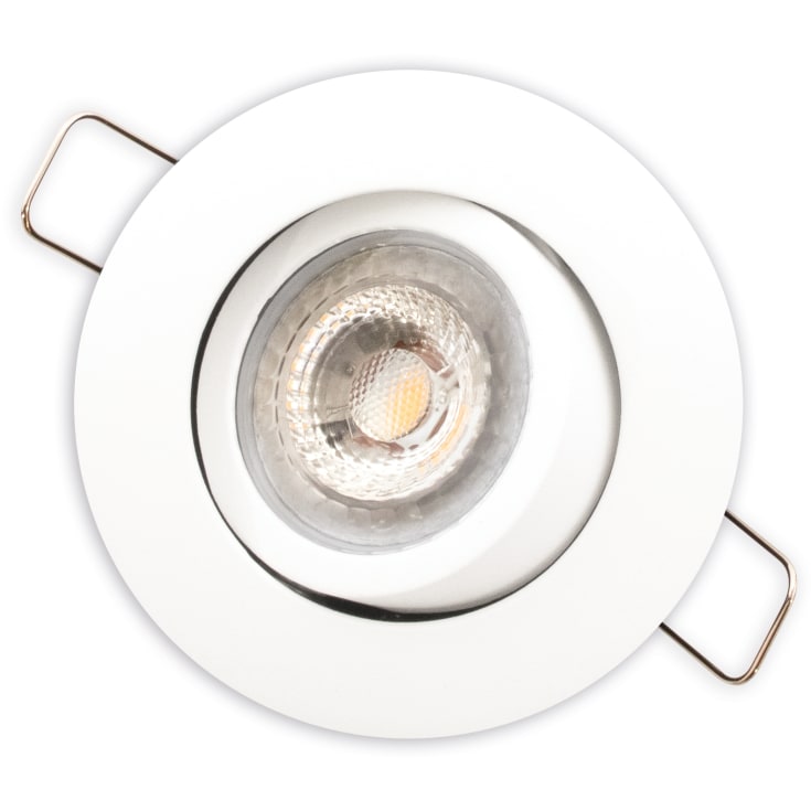 Scan Products Luna Low Profile 2.0 downlight, matt vit, 3000K, 6-pack