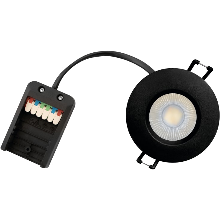 Scan Products Sabina Low Profile downlight, matt svart, 6-pack