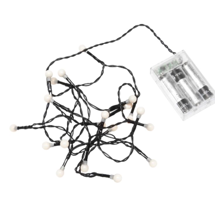 Konstsmide Cherry lyslenke, batteri, 20 varmhvite lys, 1,52 meter