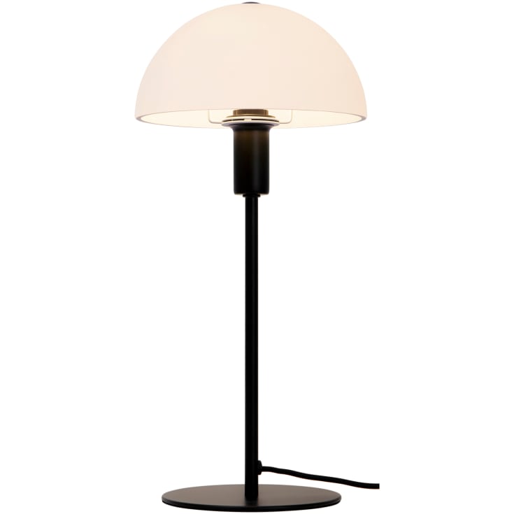 Nordlux Ellen bordlampe, svart/opal