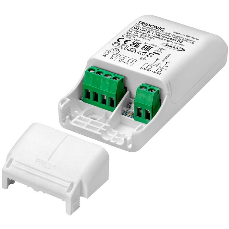 Tridonic DALI-PCD 1-380 one4all G3-faset dimmer for E27 LED-pære