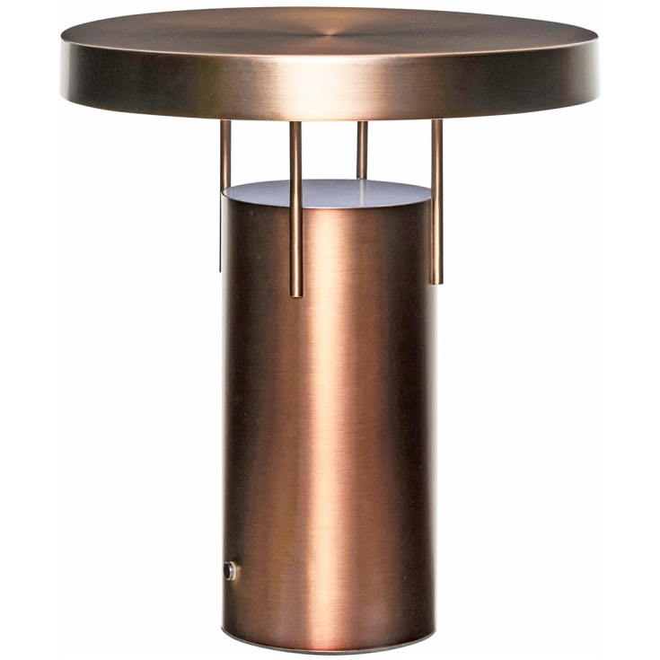 Hübsch BringMe oppladbar bordlampe, brunert messing
