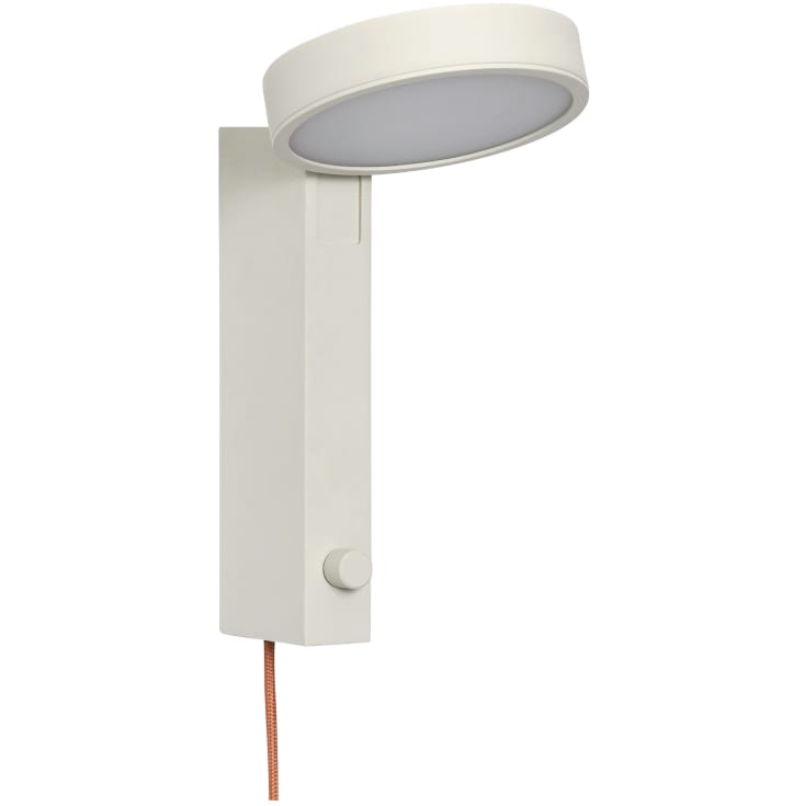 Hübsch Crea vägglampa, beige