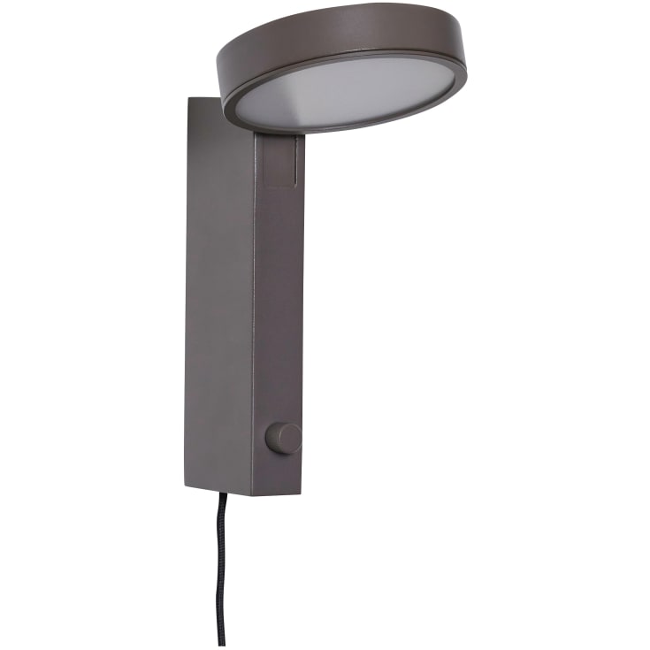 Hübsch Crea vägglampa, brun