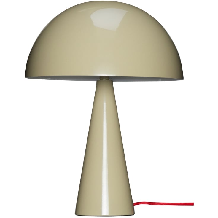 Hübsch Mush bordslampa, beige, 33 cm