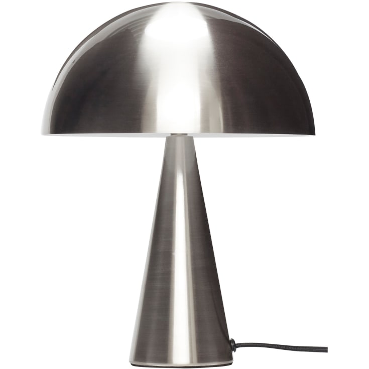 Hübsch Mush bordslampa, nickel, 33 cm