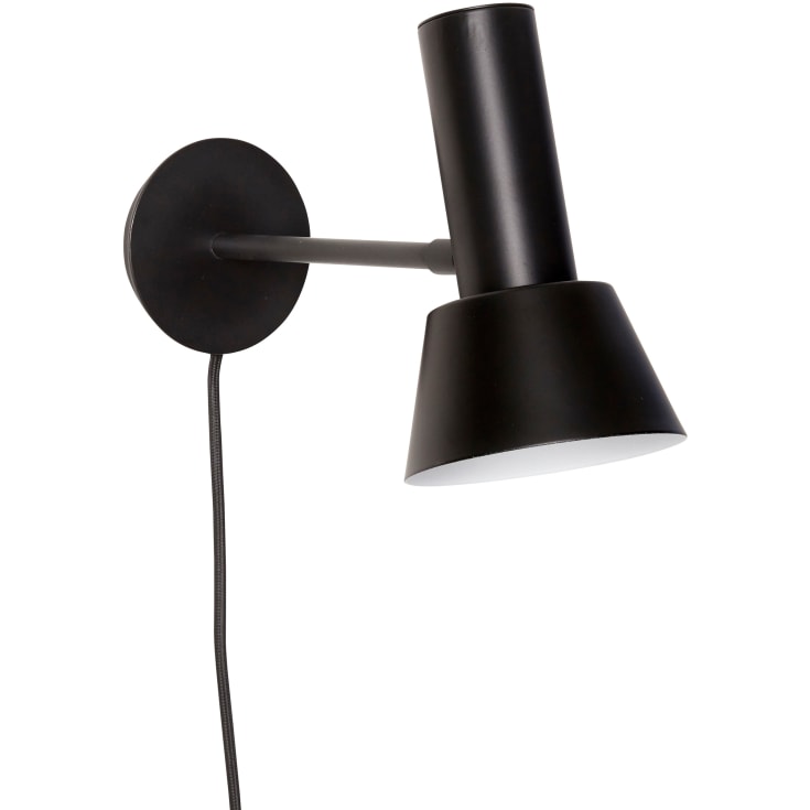 Hübsch Tap vegglampe, sort
