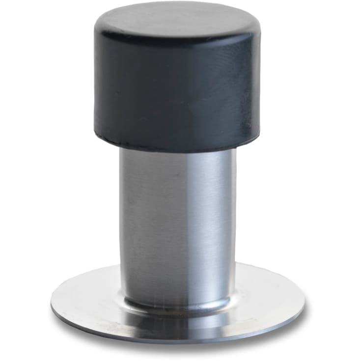 Randi 7600 Line18 dørstopper, ø22 x 50 mm, børstet rustfritt stål