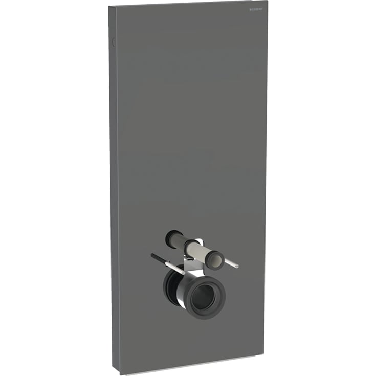 Geberit Monolith Plus sisterne for vegghengt toalett, 114 cm, grått glass