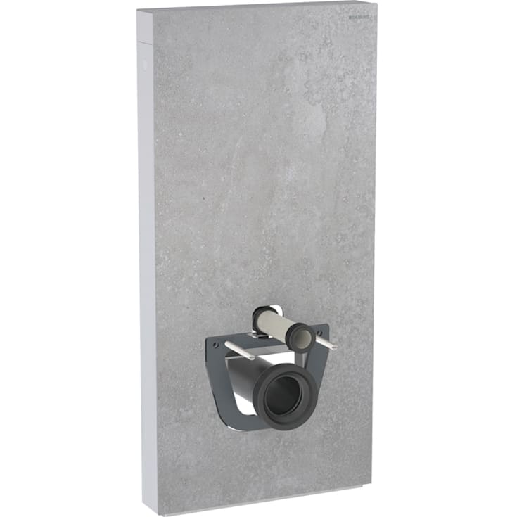 Geberit Monolith Plus cistern för vägghängd toalett, 101 cm, betongoptik