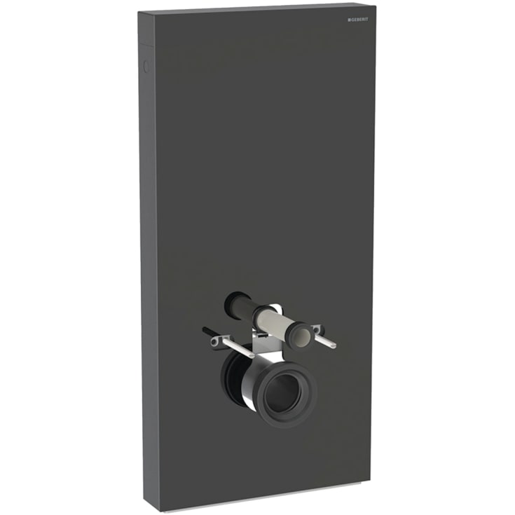Geberit Monolith Plus sisterne for vegghengt toalett, 101 cm, svart glass