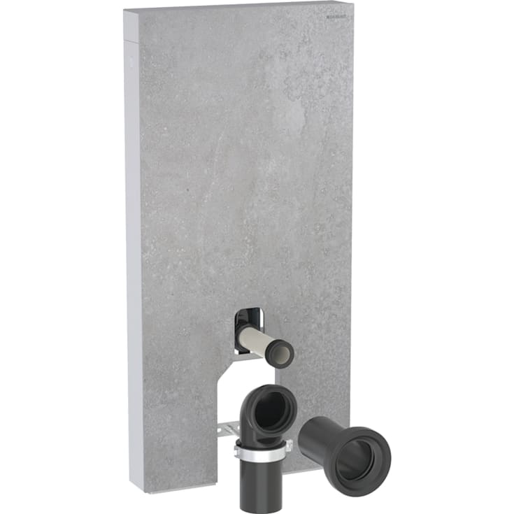 Geberit Monolith Plus cistern för back-to-wall toalett, 101 cm, betongoptik