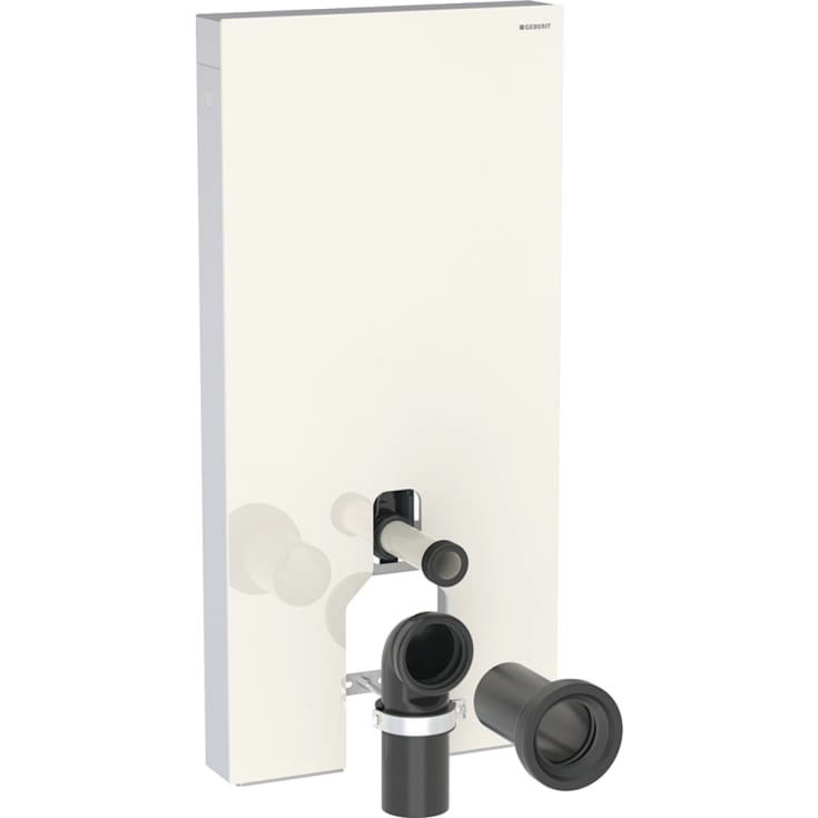 Geberit Monolith Plus cistern för back-to-wall toalett, 101 cm, beige glas