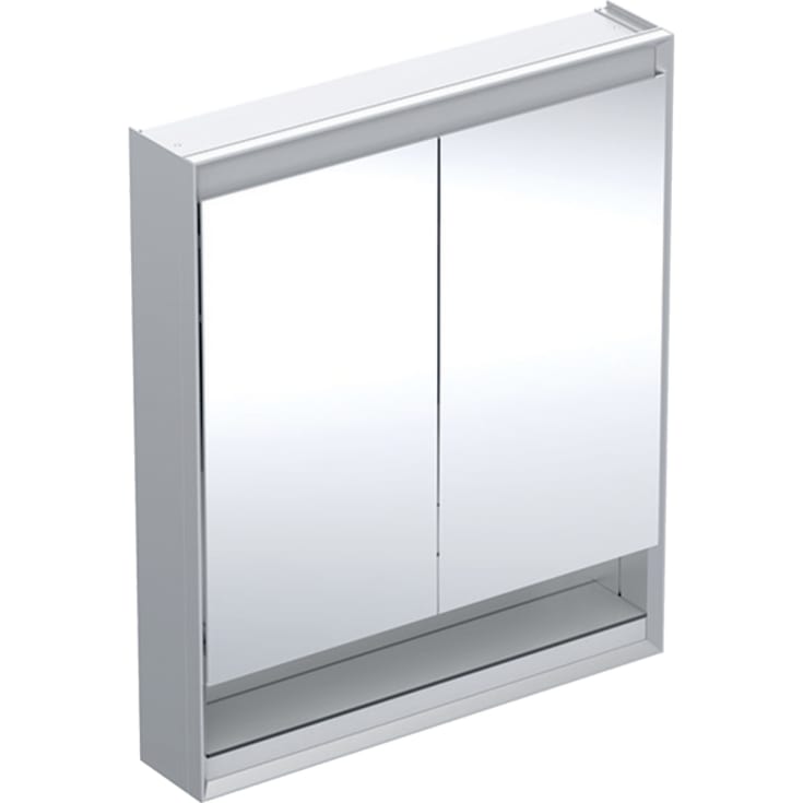 Geberit One speilskap, 75x90 cm, aluminium