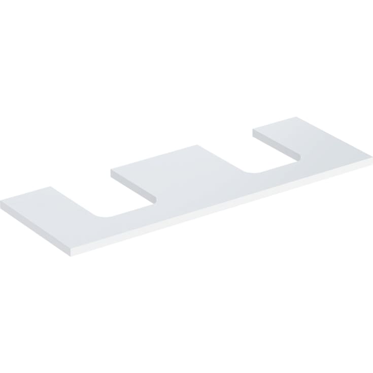Geberit One benkeplate, 133,8x47,3 cm, høyglans hvit