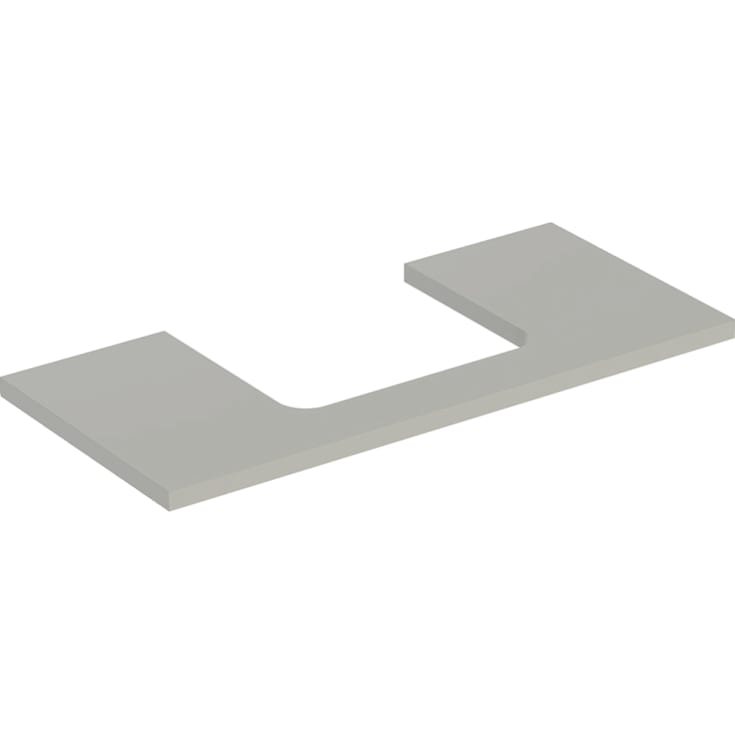 Geberit One benkeplate, 104,2x47,3 cm, matt grå