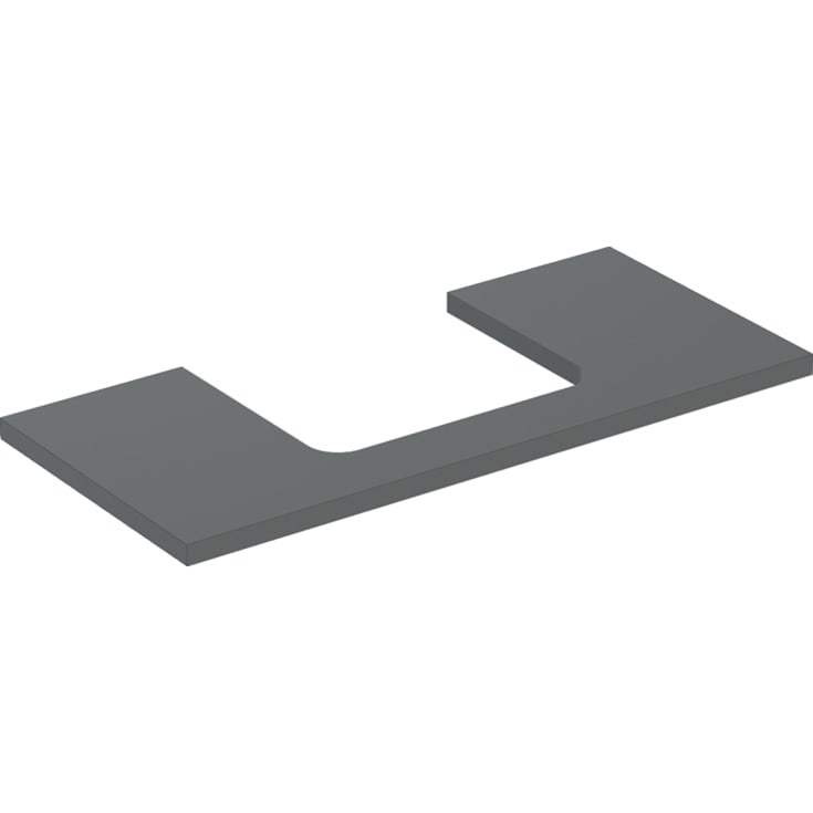Geberit One benkeplate, 104,2x47,3 cm, matt antrasitt